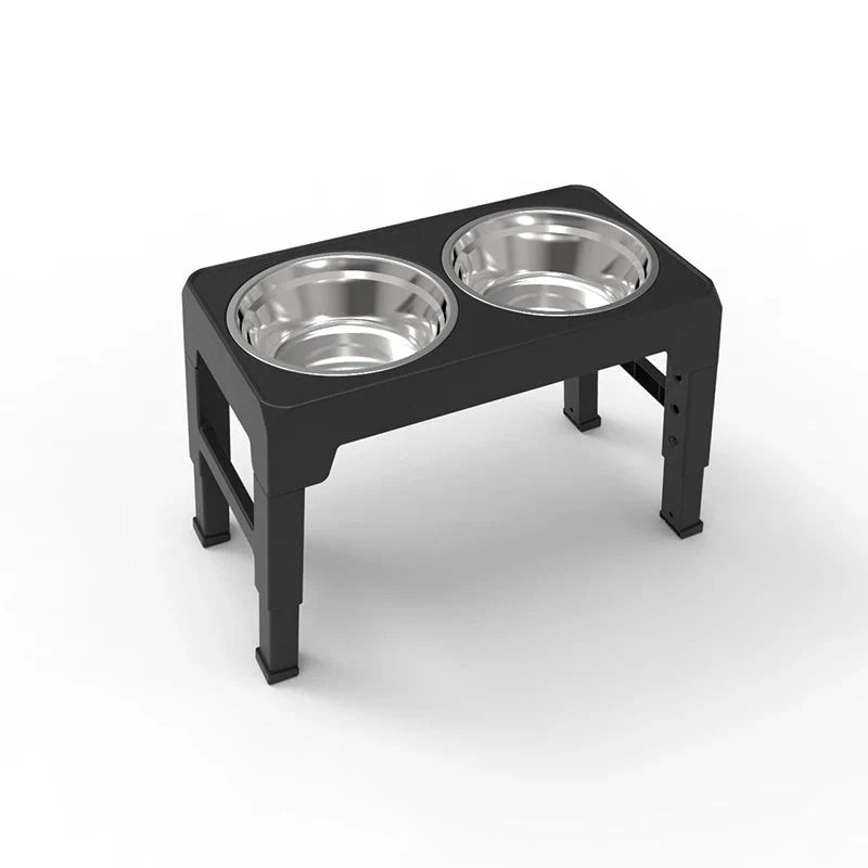 Raised Dog Food Bowl Stand with Stainless Steel Bowls – BowlTouch™
