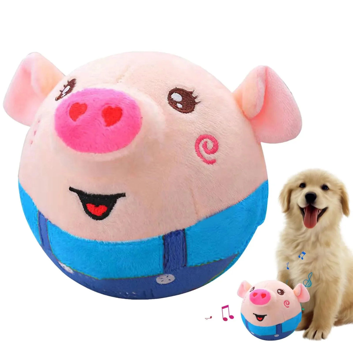 Interactive Plush Ball Toy for Dogs – TugBalance™