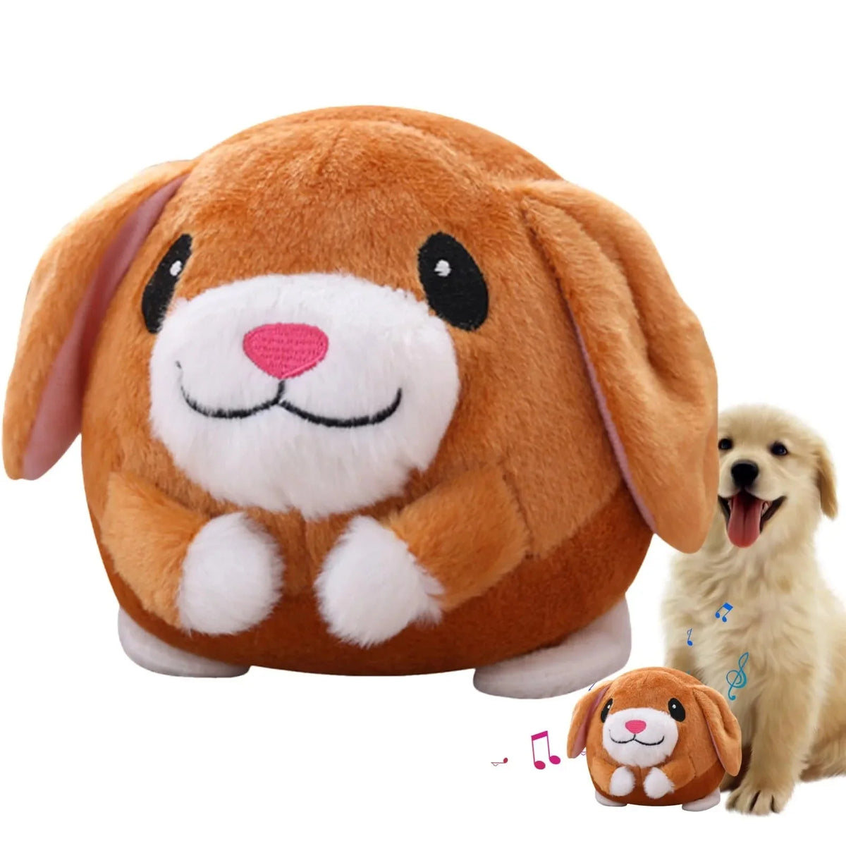 Interactive Plush Ball Toy for Dogs – TugBalance™