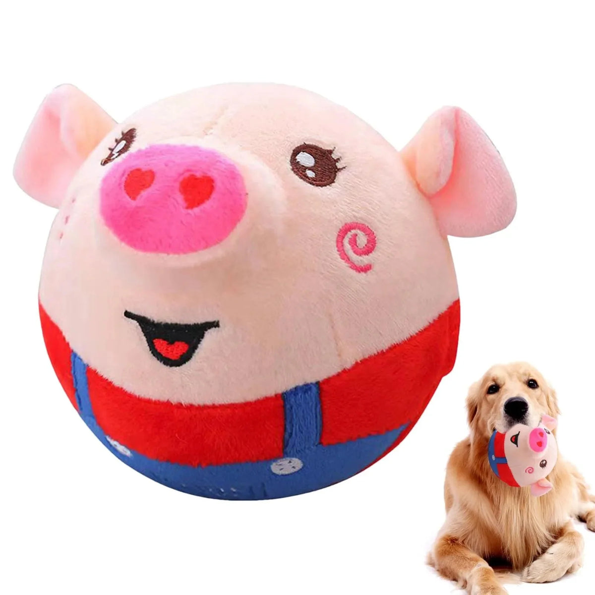 Interactive Plush Ball Toy for Dogs – TugBalance™
