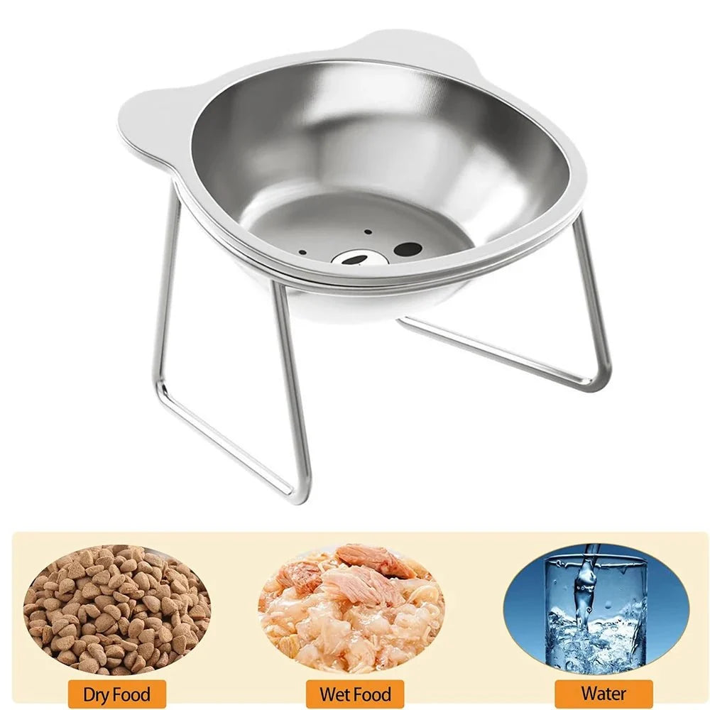 Raised Pet Food Bowl for Cats – PawPure™