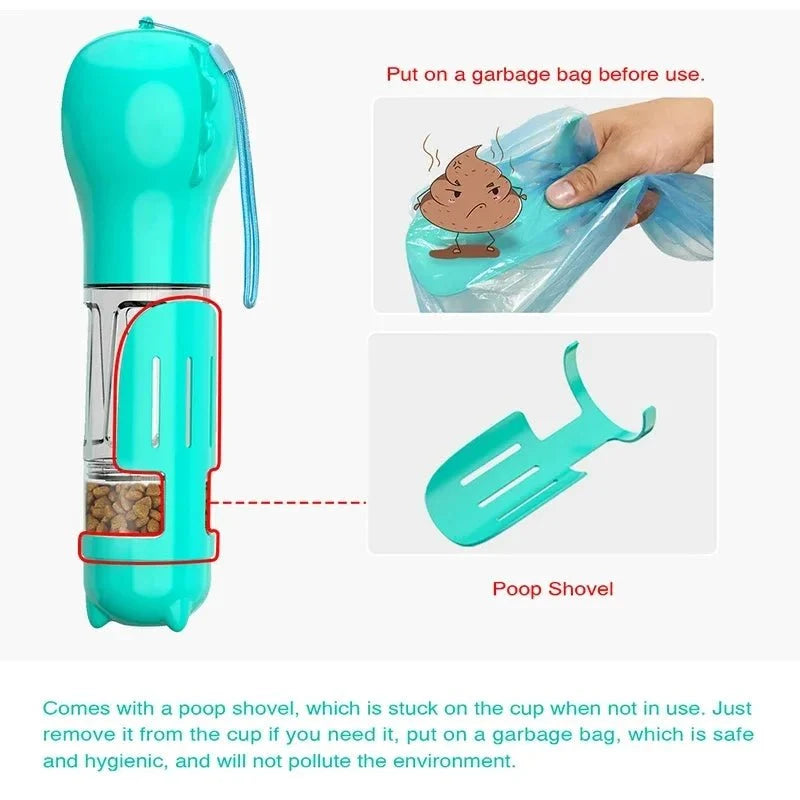 3-in-1 Portable Pet Water Bottle – SpringShield™