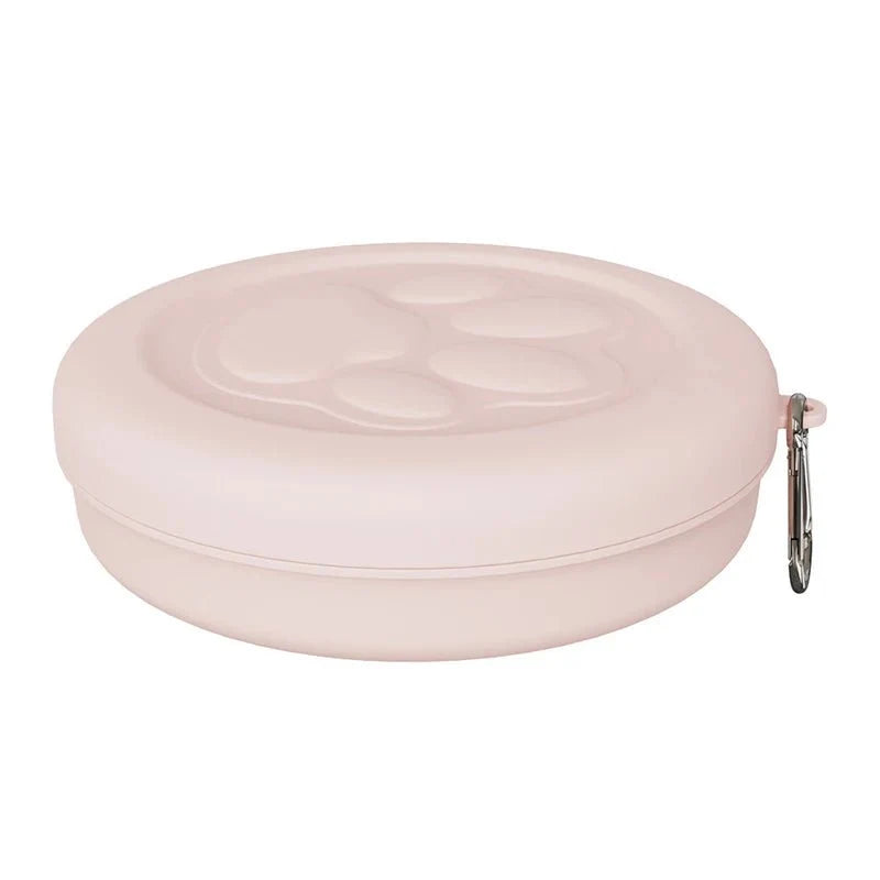Portable Pet Food & Water Bowl with Lid – FlowPlus™