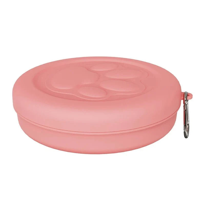 Portable Pet Food & Water Bowl with Lid – FlowPlus™
