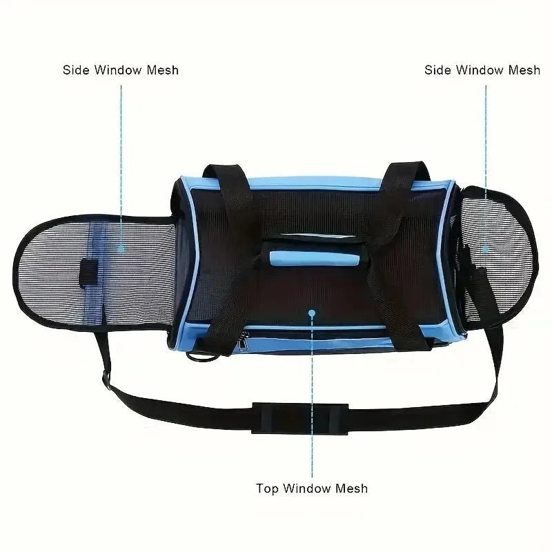 Foldable Pet Carrier Bag for Dogs & Cats – TravelFit™