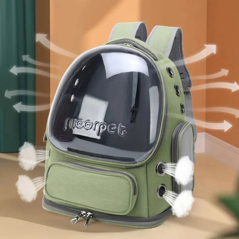 Transparent Cat Carrier Backpack – TransitElite™