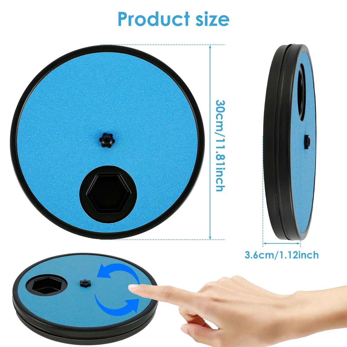 Rotating Pet Nail Scratch Board for Dogs & Cats – TrimMate™