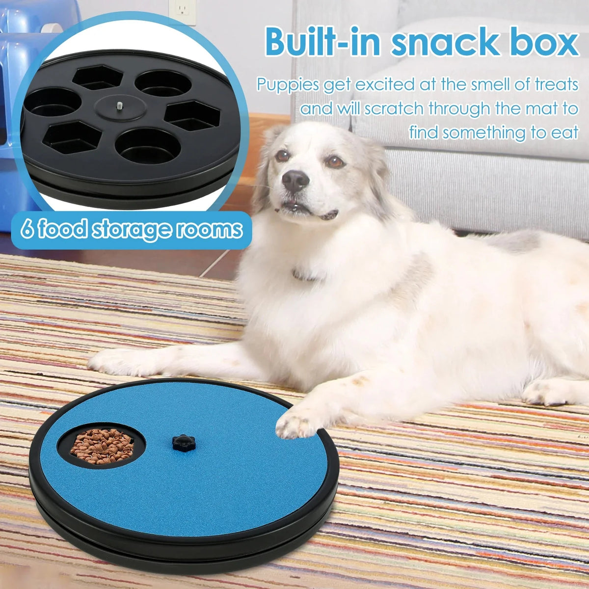 Rotating Pet Nail Scratch Board for Dogs & Cats – TrimMate™