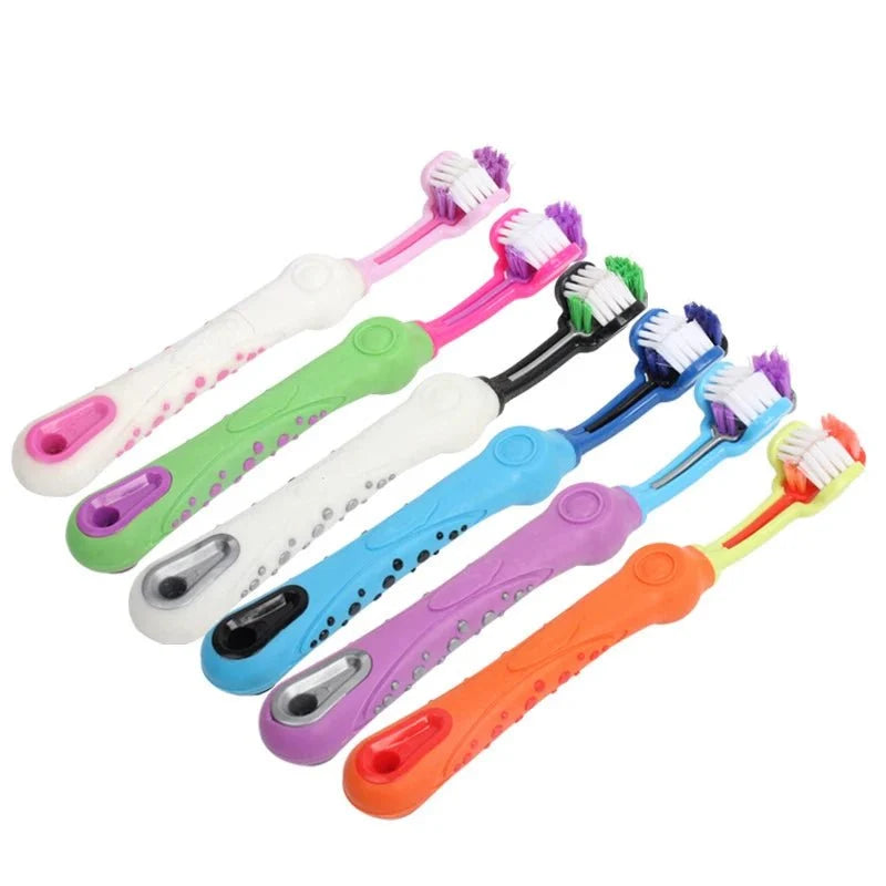 3-Sided Pet Toothbrush for Dogs & Cats – PetPrime™