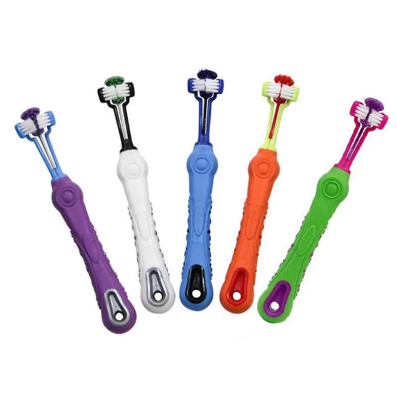 3-Sided Pet Toothbrush for Dogs & Cats – PetPrime™