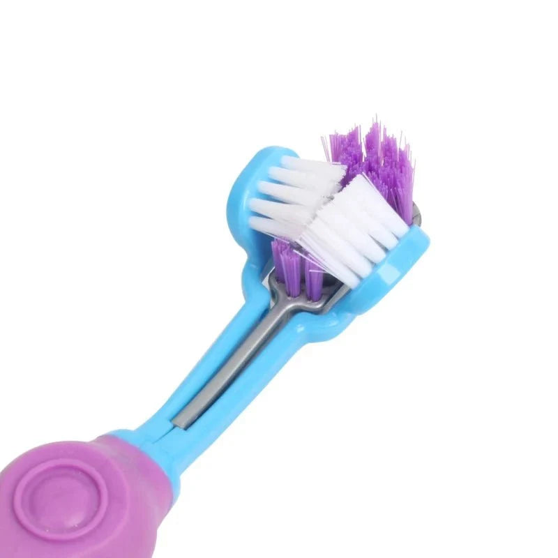 3-Sided Pet Toothbrush for Dogs & Cats – PetPrime™