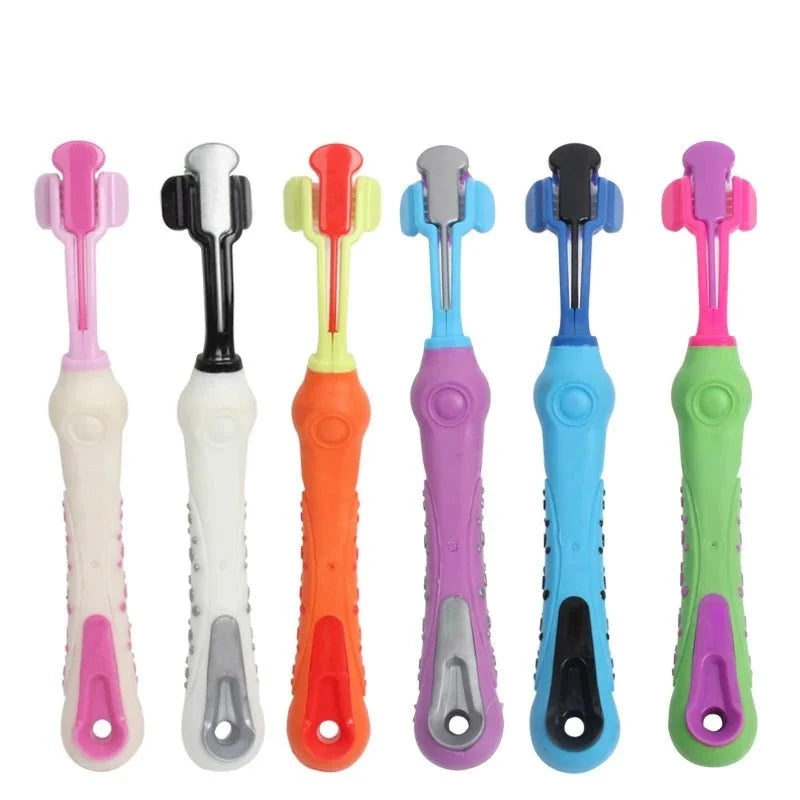 3-Sided Pet Toothbrush for Dogs & Cats – PetPrime™