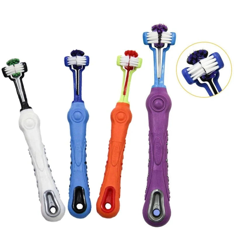 3-Sided Pet Toothbrush for Dogs & Cats – PetPrime™