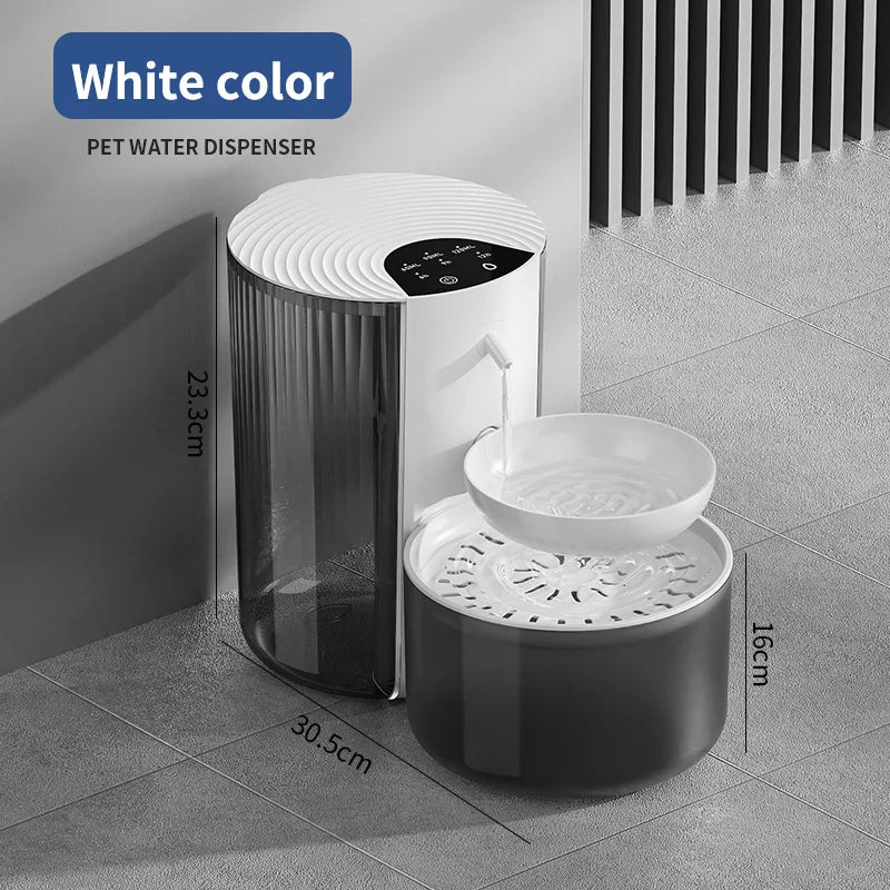 3L Wireless Automatic Pet Water Fountain – HydraWorks™