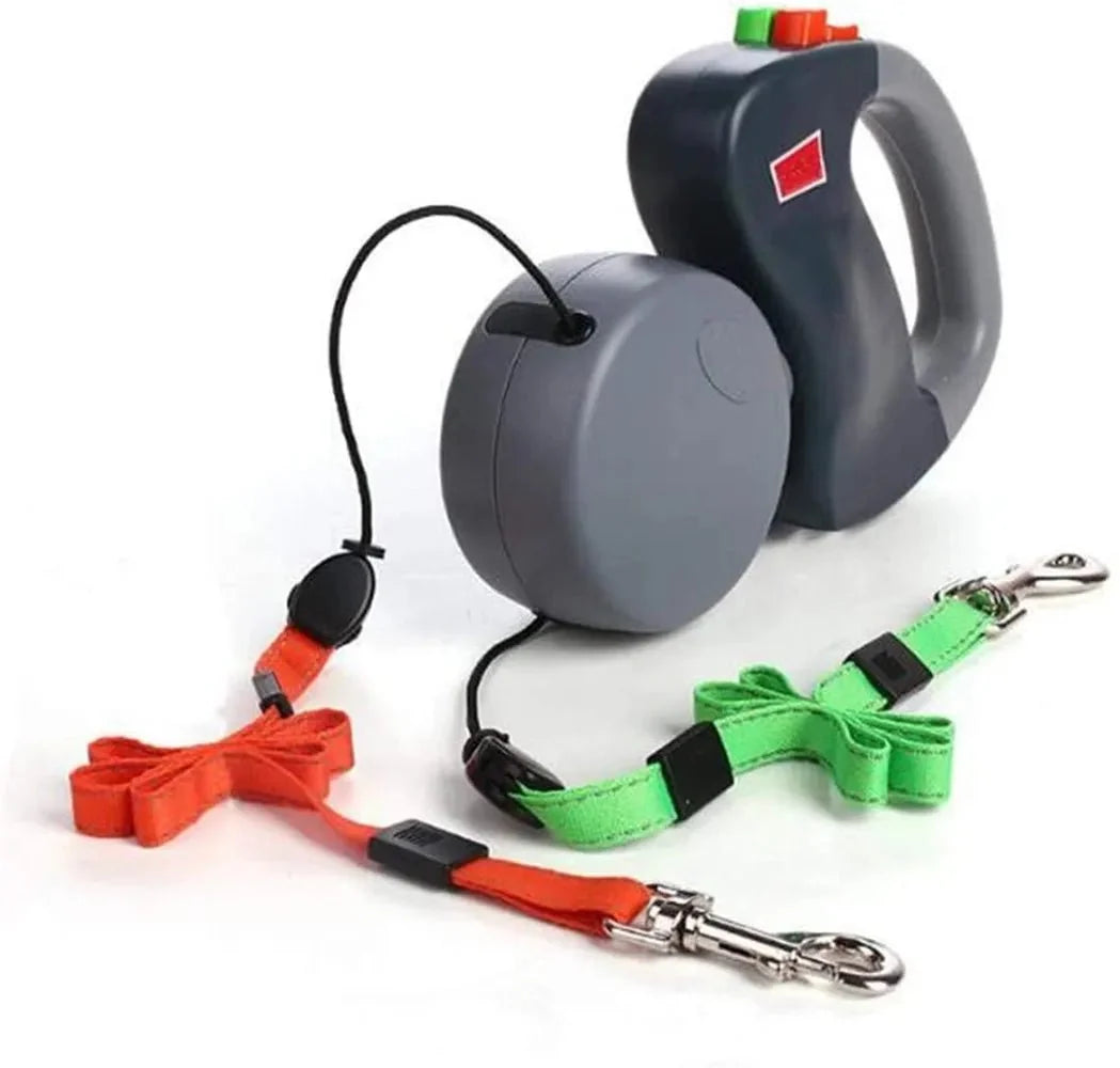 Double Retractable Dog Leash – StridePure™