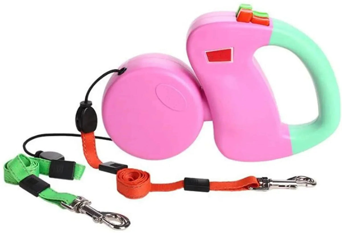 Double Retractable Dog Leash – StridePure™