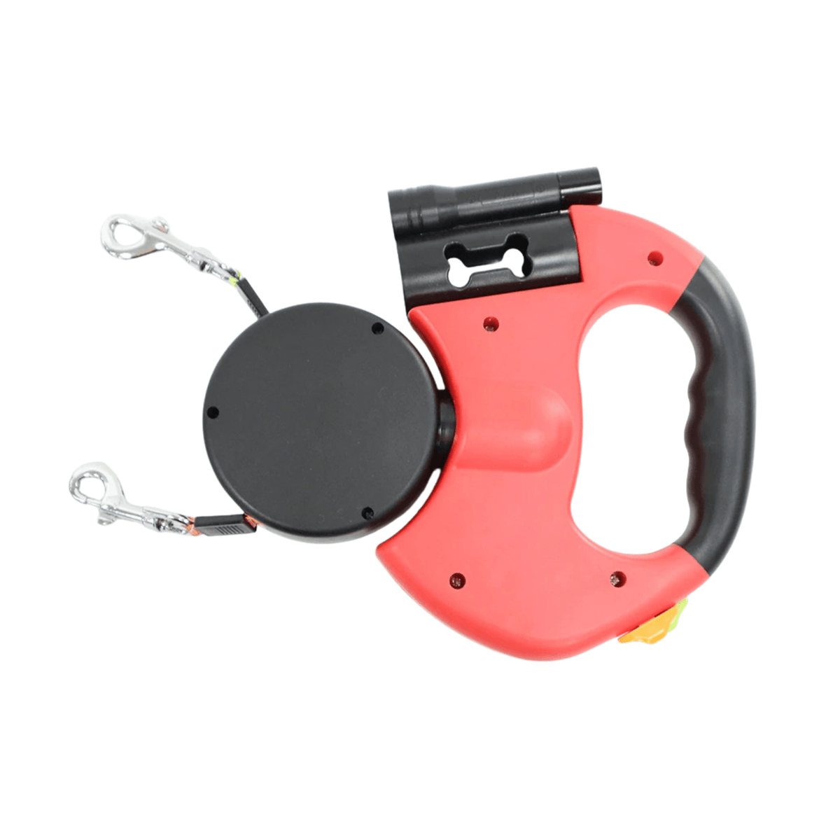 Retractable Double Dog Leash with LED – WalkFresh™
