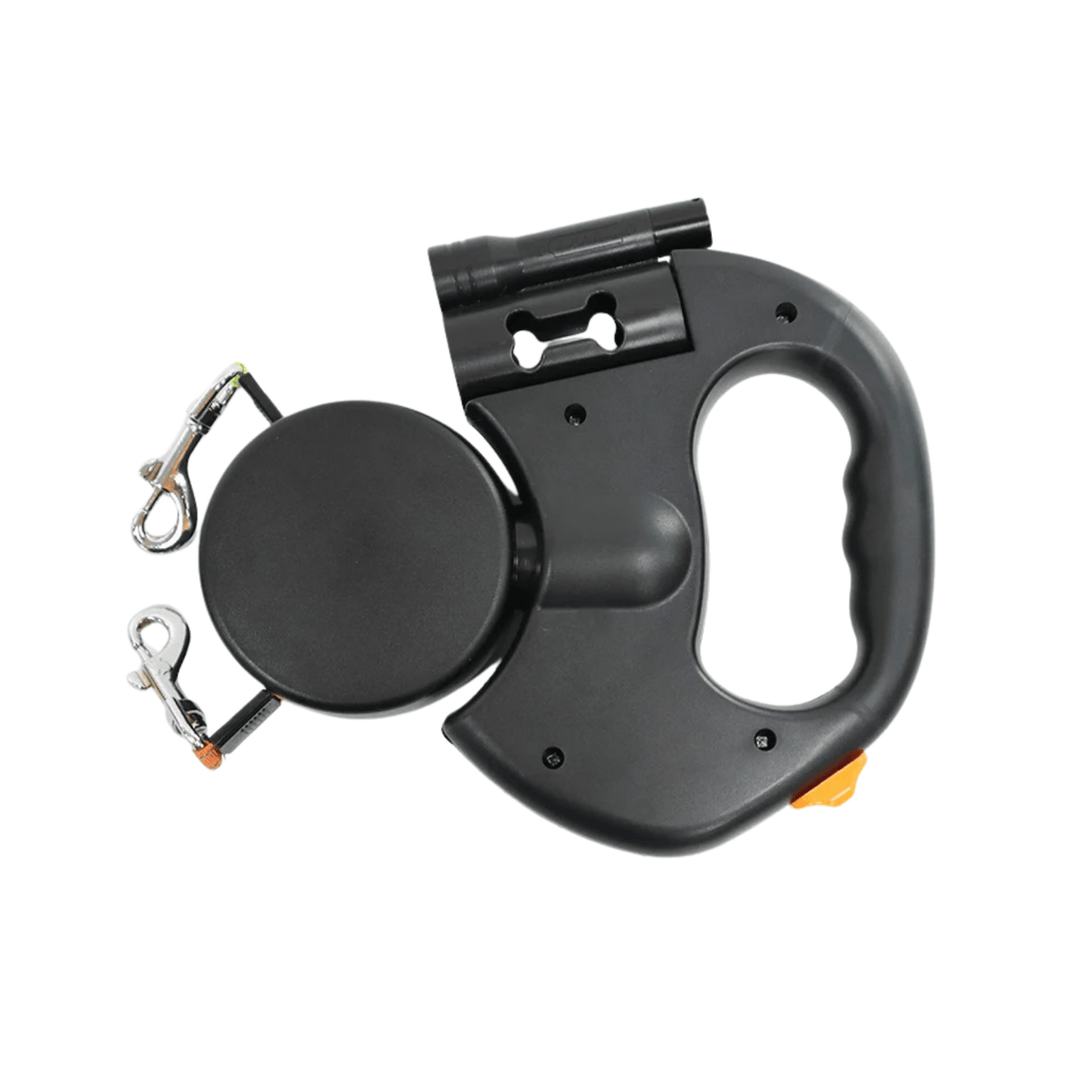 Retractable Double Dog Leash with LED – WalkFresh™