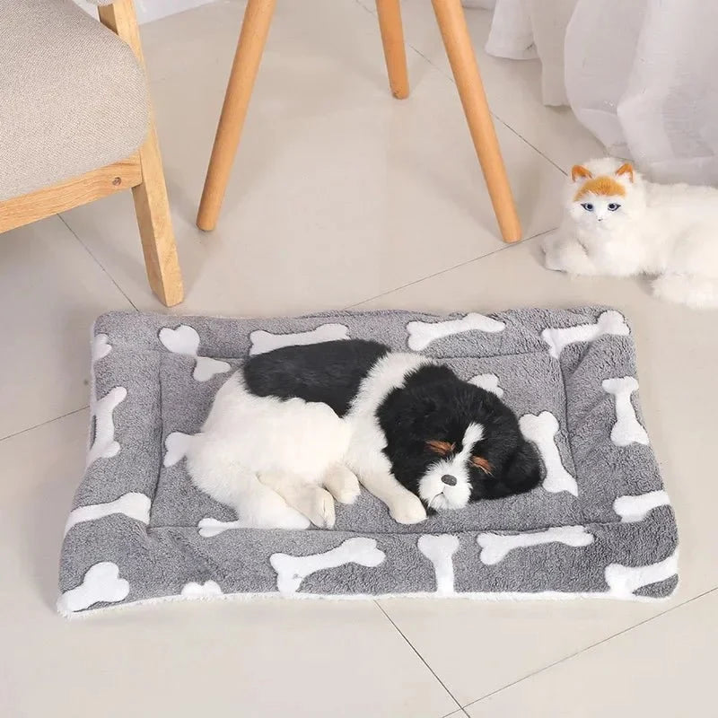 Double-Sided Plush Pet Mat for Dogs & Cats – ComfortFlex™