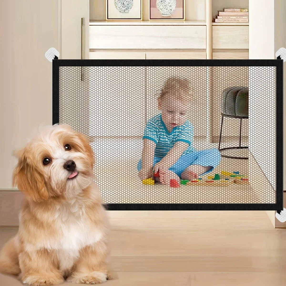 Durable Pet Safety Net for Indoor & Outdoor Use – SafeMesh™