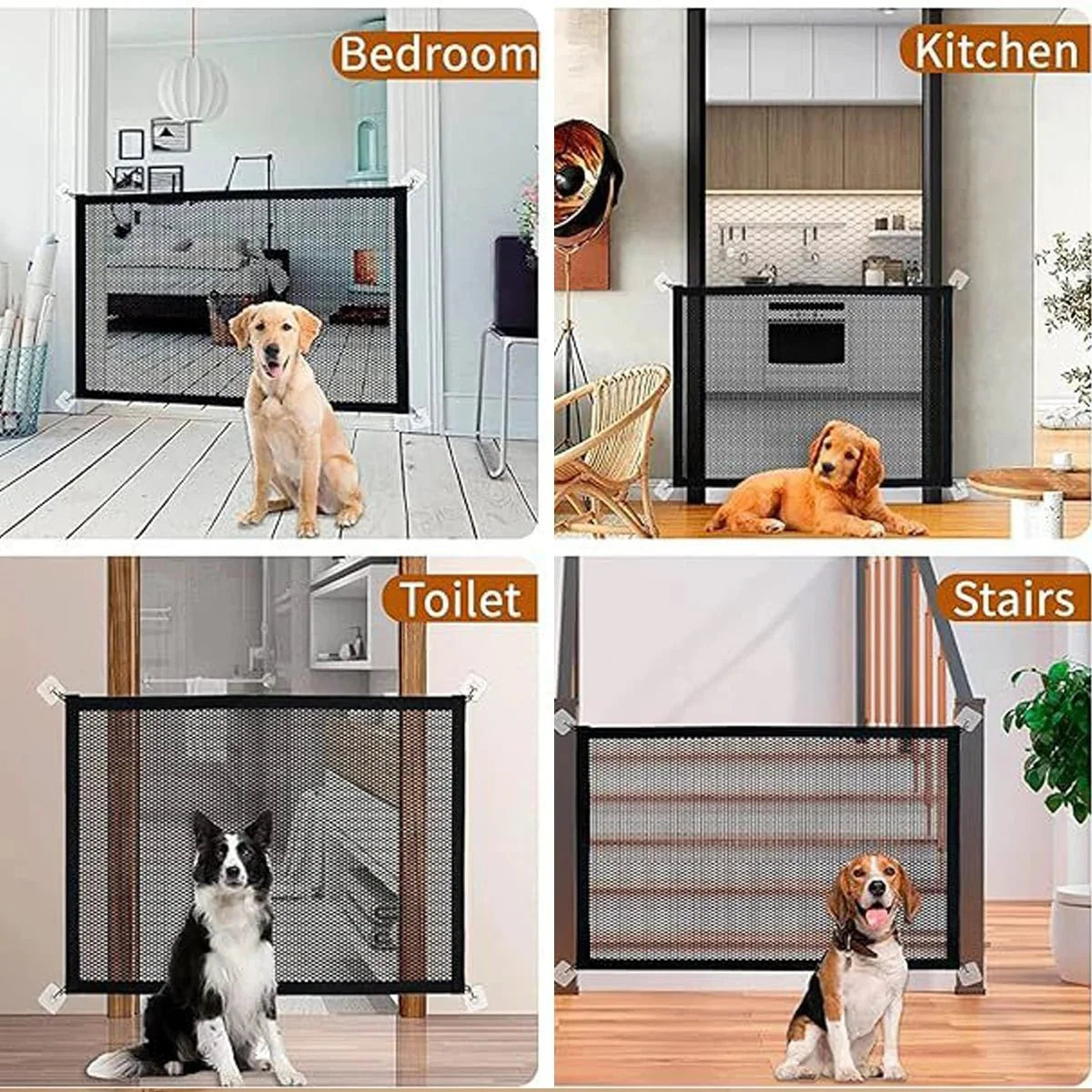 Durable Pet Safety Net for Indoor & Outdoor Use – SafeMesh™