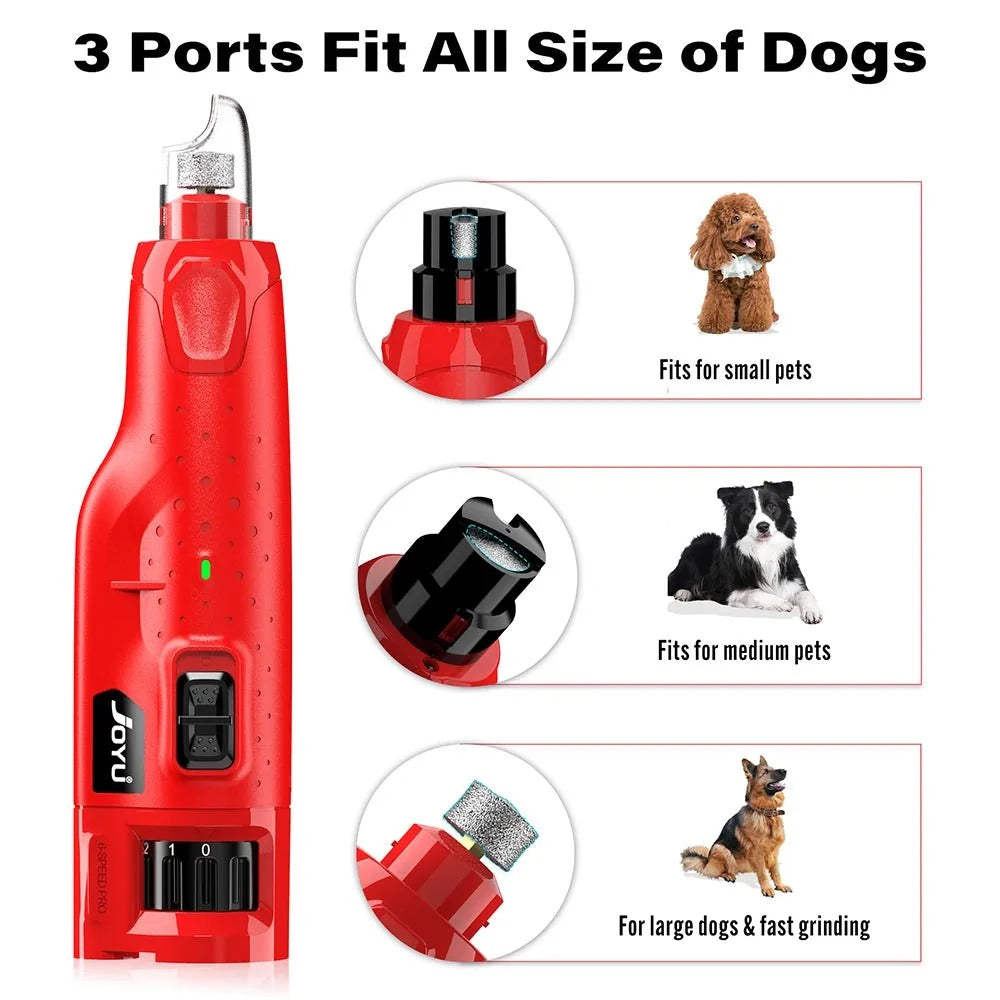 Electric Dog Nail Trimmer with LED – PrecisionJoy™