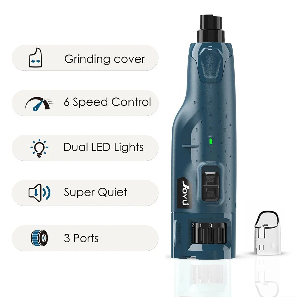 Electric Dog Nail Trimmer with LED – PrecisionJoy™