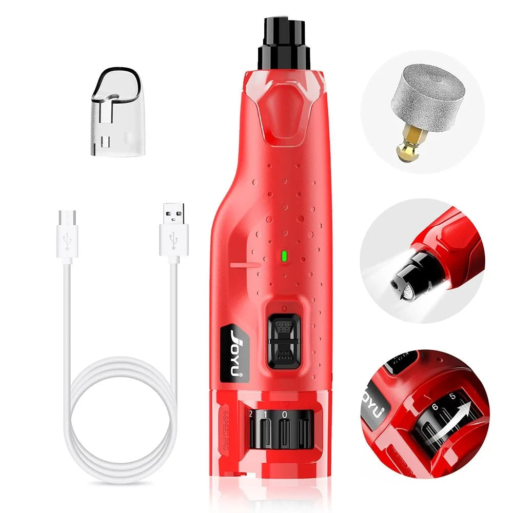 Electric Dog Nail Trimmer with LED – PrecisionJoy™