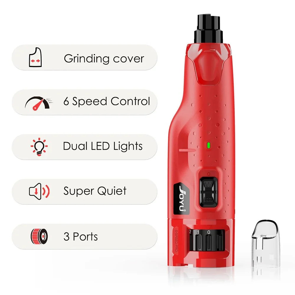 Electric Dog Nail Trimmer with LED – PrecisionJoy™