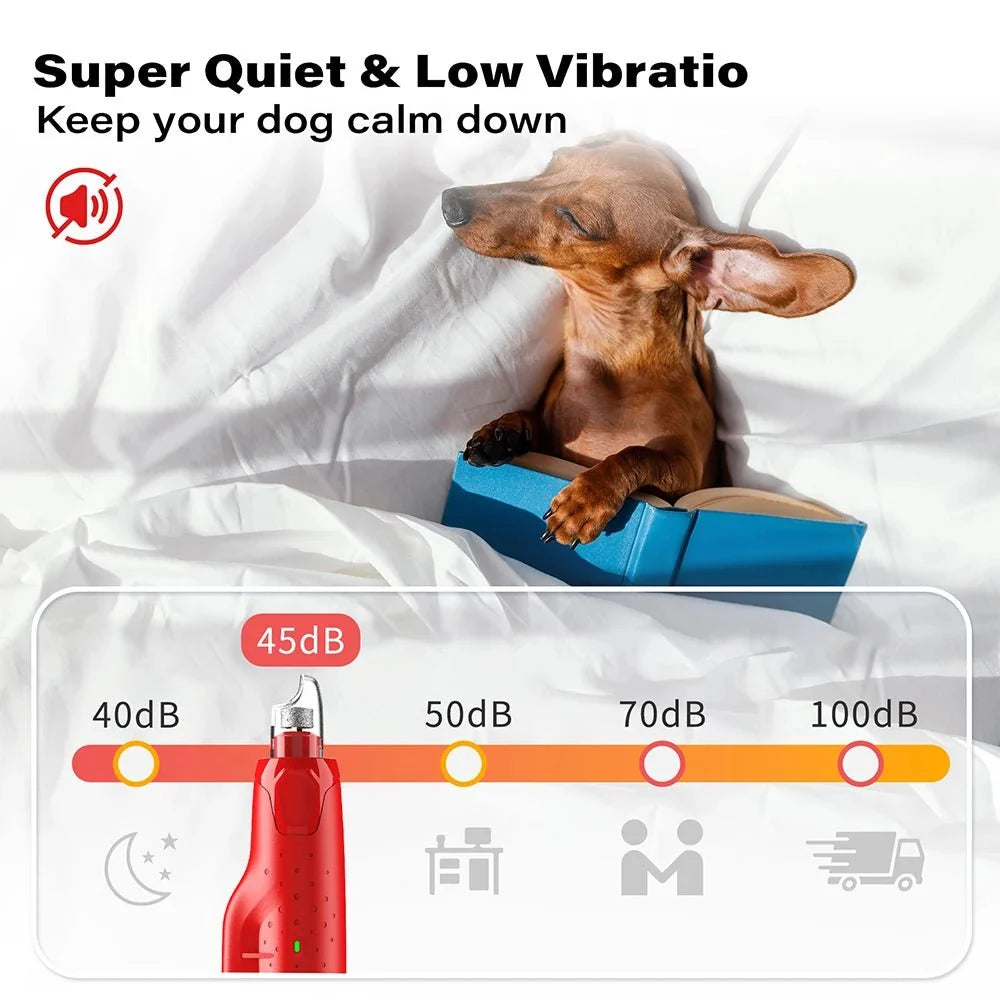 Electric Dog Nail Trimmer with LED – PrecisionJoy™