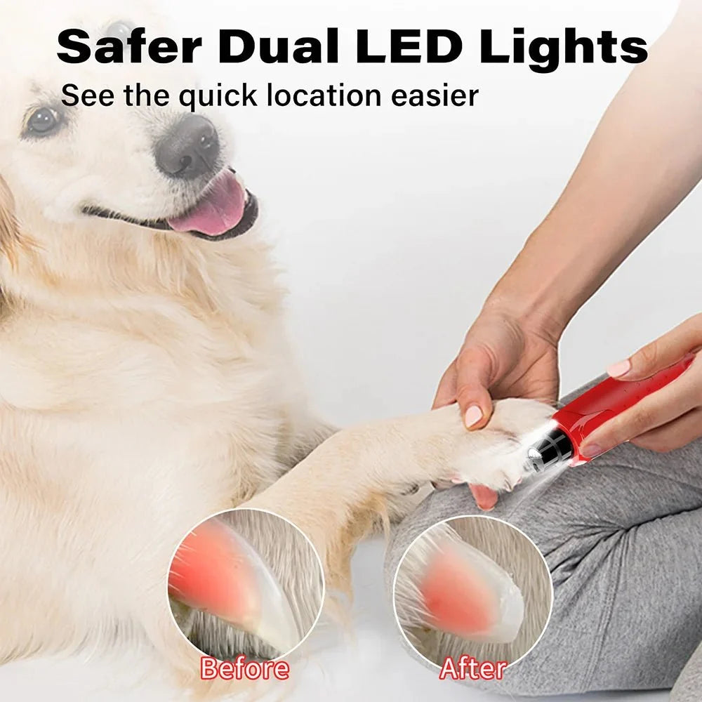 Electric Dog Nail Trimmer with LED – PrecisionJoy™