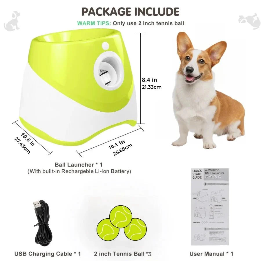 Automatic Dog Ball Launcher – PawTrail™