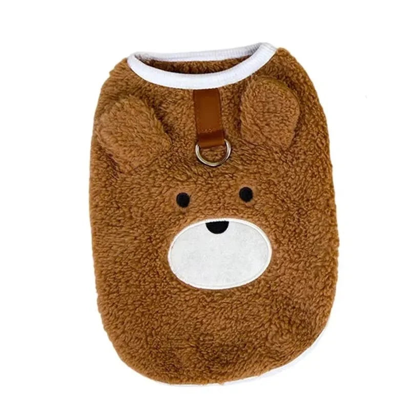Warm Fleece Winter Outfit for Dogs & Cats – WinterActive™