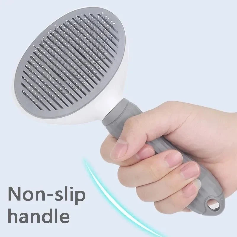 Self-Cleaning Pet Grooming Brush – CleanStyle™