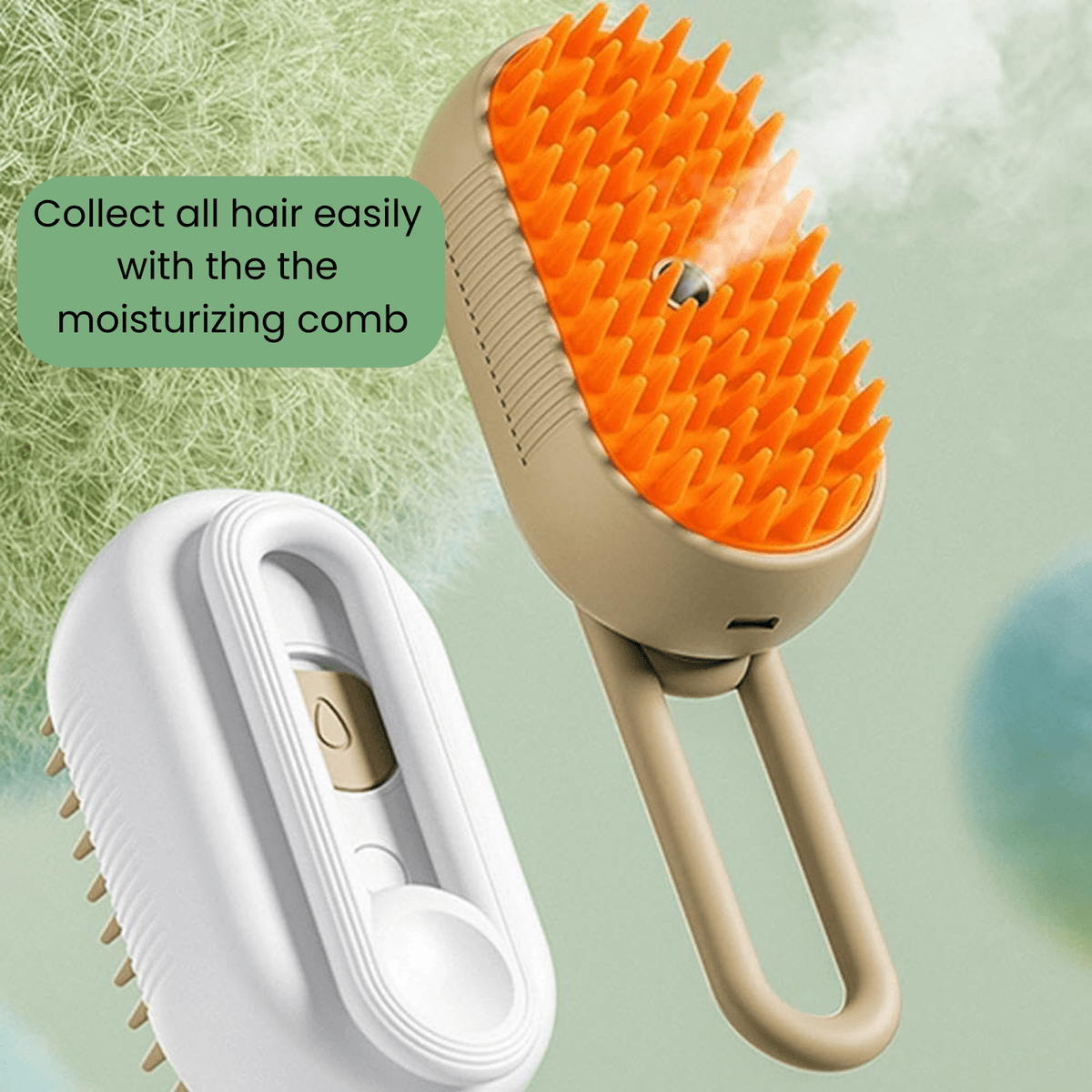 3-in-1 Steam Pet Grooming Brush – FreshView™
