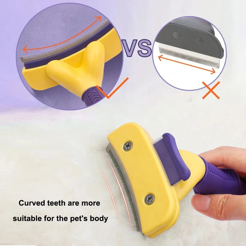 Professional Pet Grooming Brush for Dogs & Cats – SmoothLuxe™