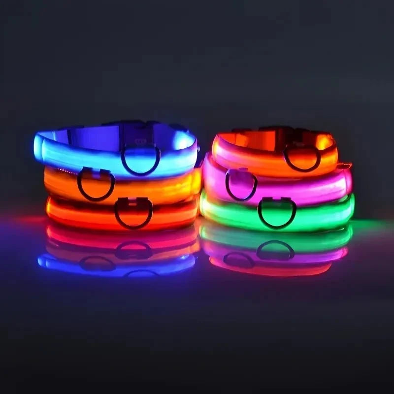 LED Dog Collar for Everyday Walks – StrideSmart™