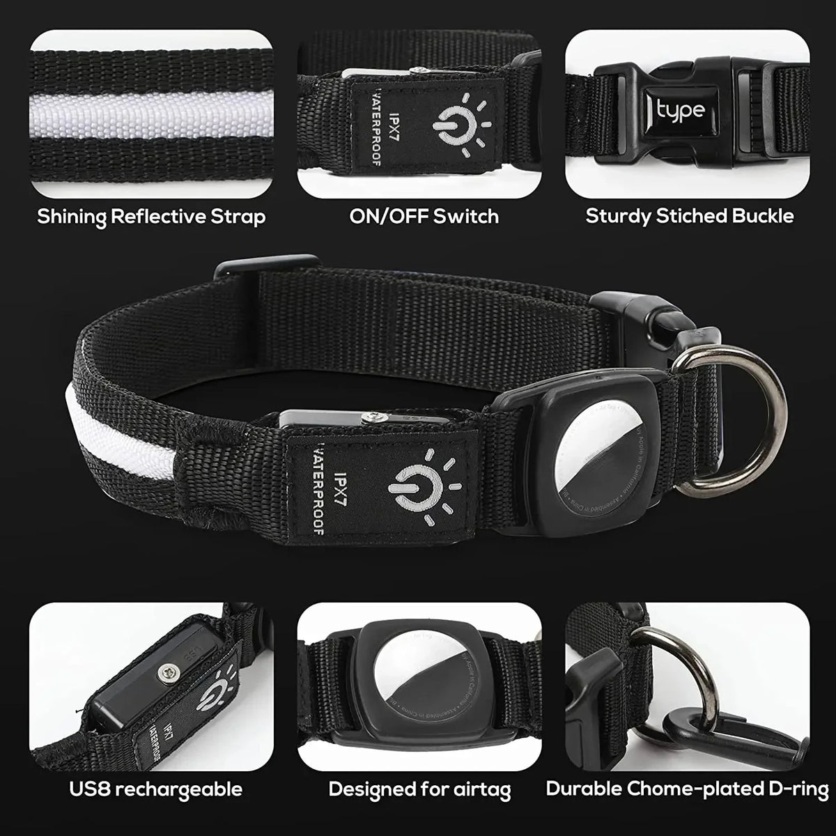 GPS Pet Tracker with Collar for Pets – GuideMotion™