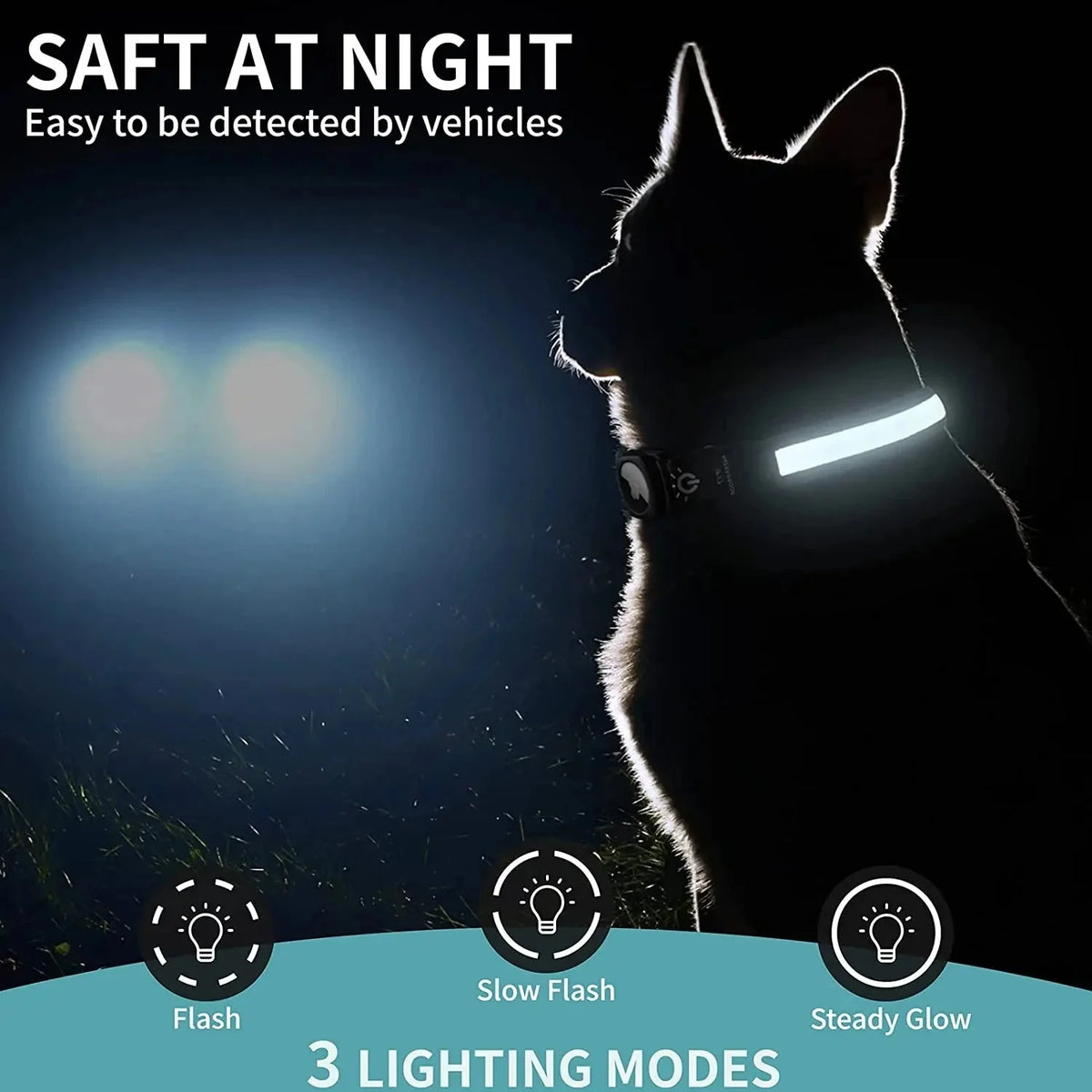 GPS Pet Tracker with Collar for Pets – GuideMotion™