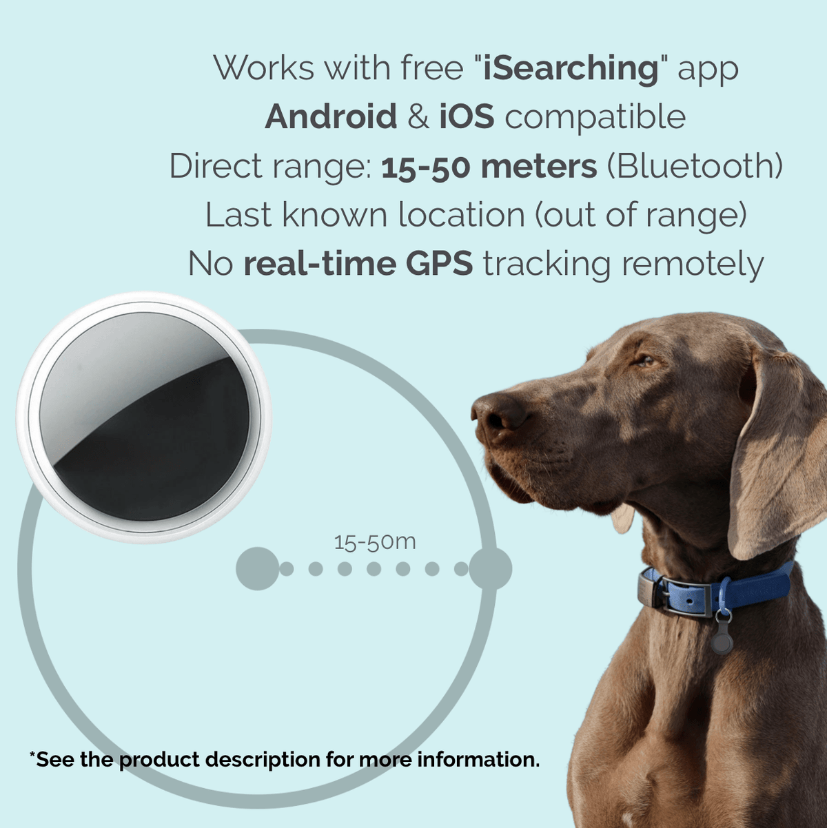 Bluetooth Pet Tracker for Dogs & Cats – ScoutComfort™