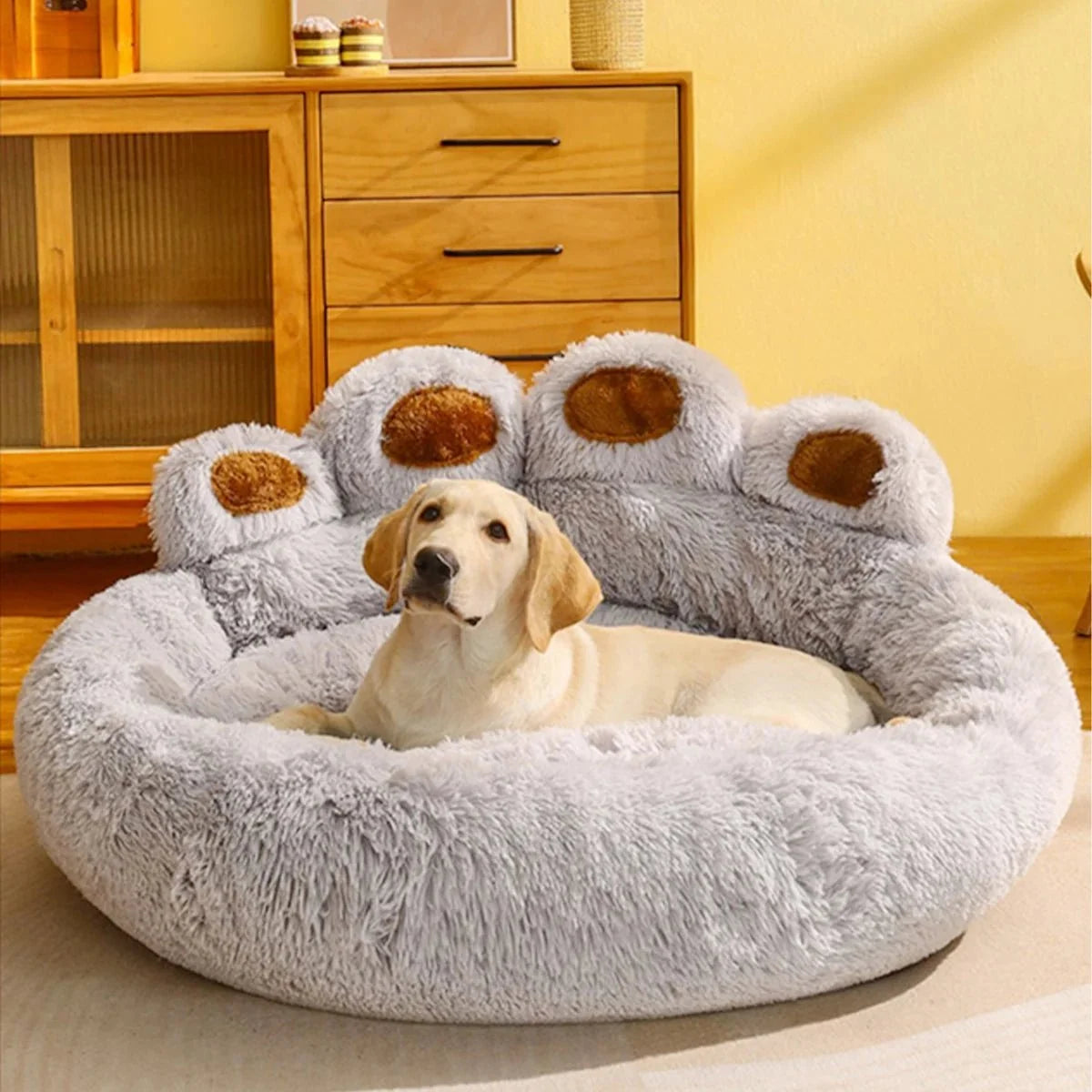 Soft Plush Dog & Cat Bed – RestSmart™