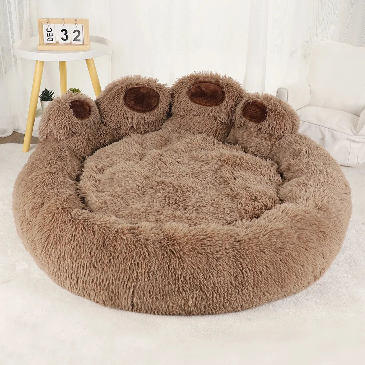 Soft Plush Dog & Cat Bed – RestSmart™