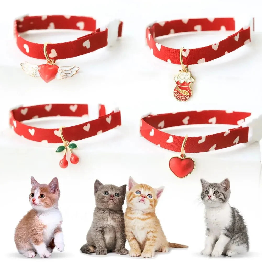 Cute Adjustable Pet Collar for Cats & Puppies – StrideGo™