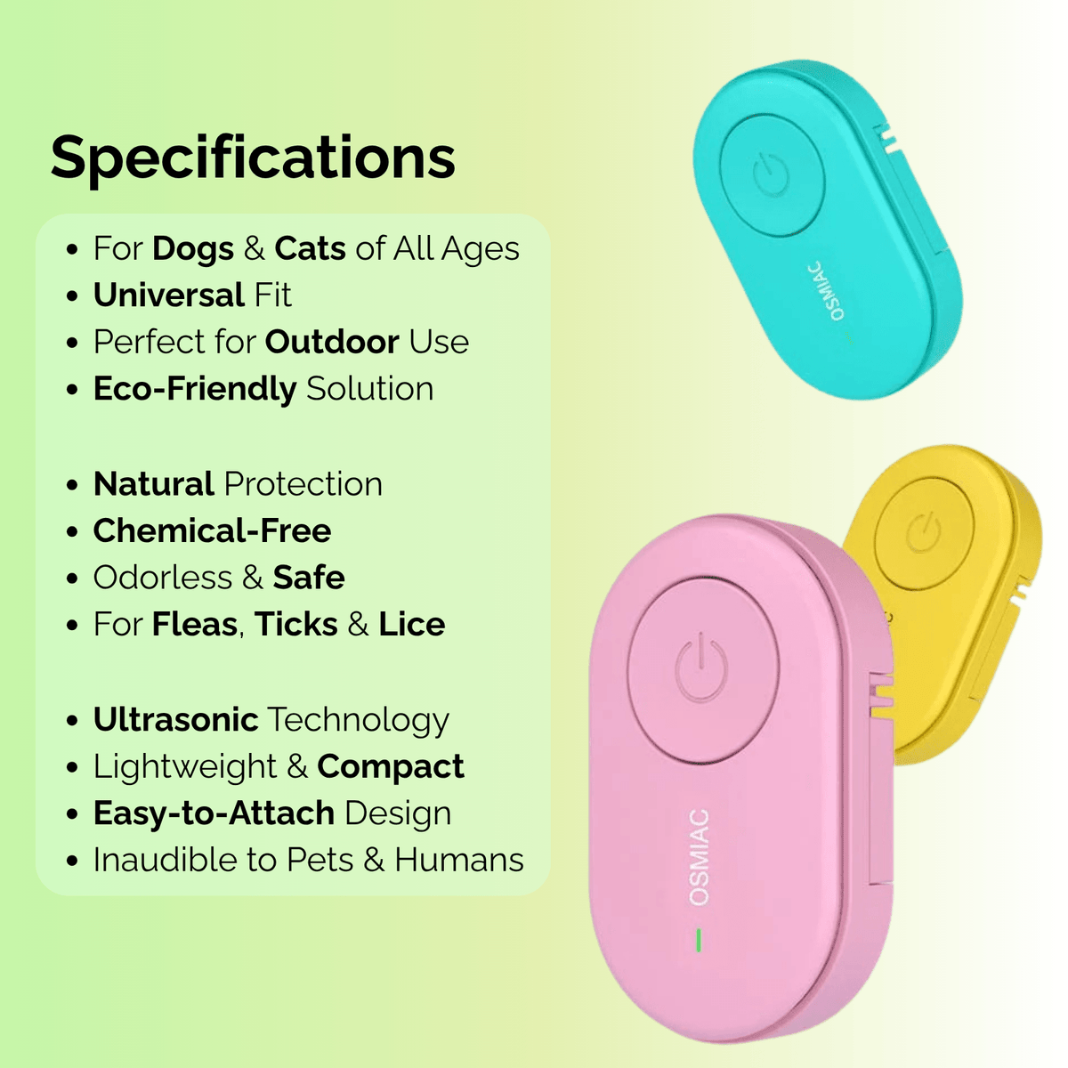 Ultrasonic Flea & Tick Repellent for Pets – HoldDaily™