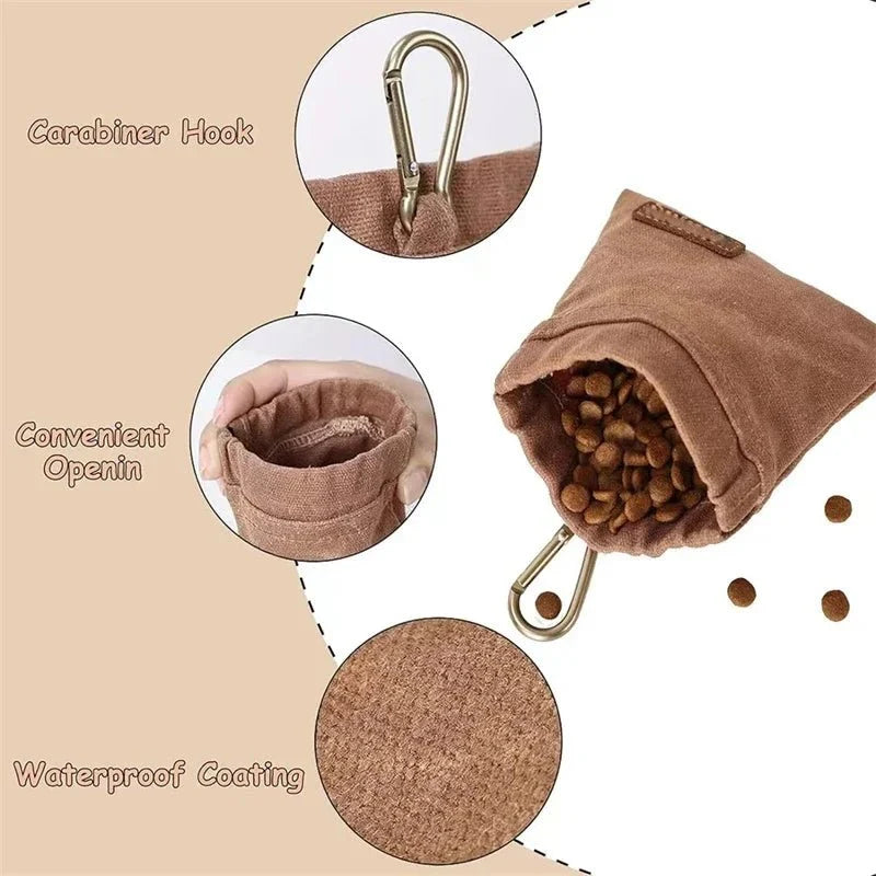Portable Waist Dog Treat Pouch for Training – TreatCarry™