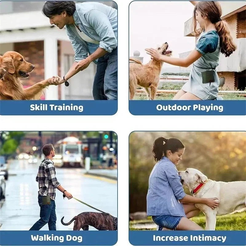 Portable Waist Dog Treat Pouch for Training – TreatCarry™