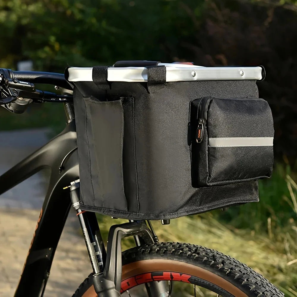 Foldable Pet Bicycle Basket for Small Dogs & Cats – RoadSafePure™