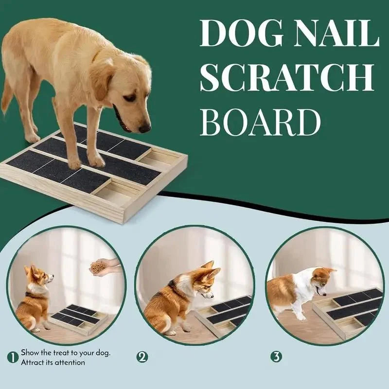 Dog Scratch Board with Treat Holder for Nail Care – PawCare™