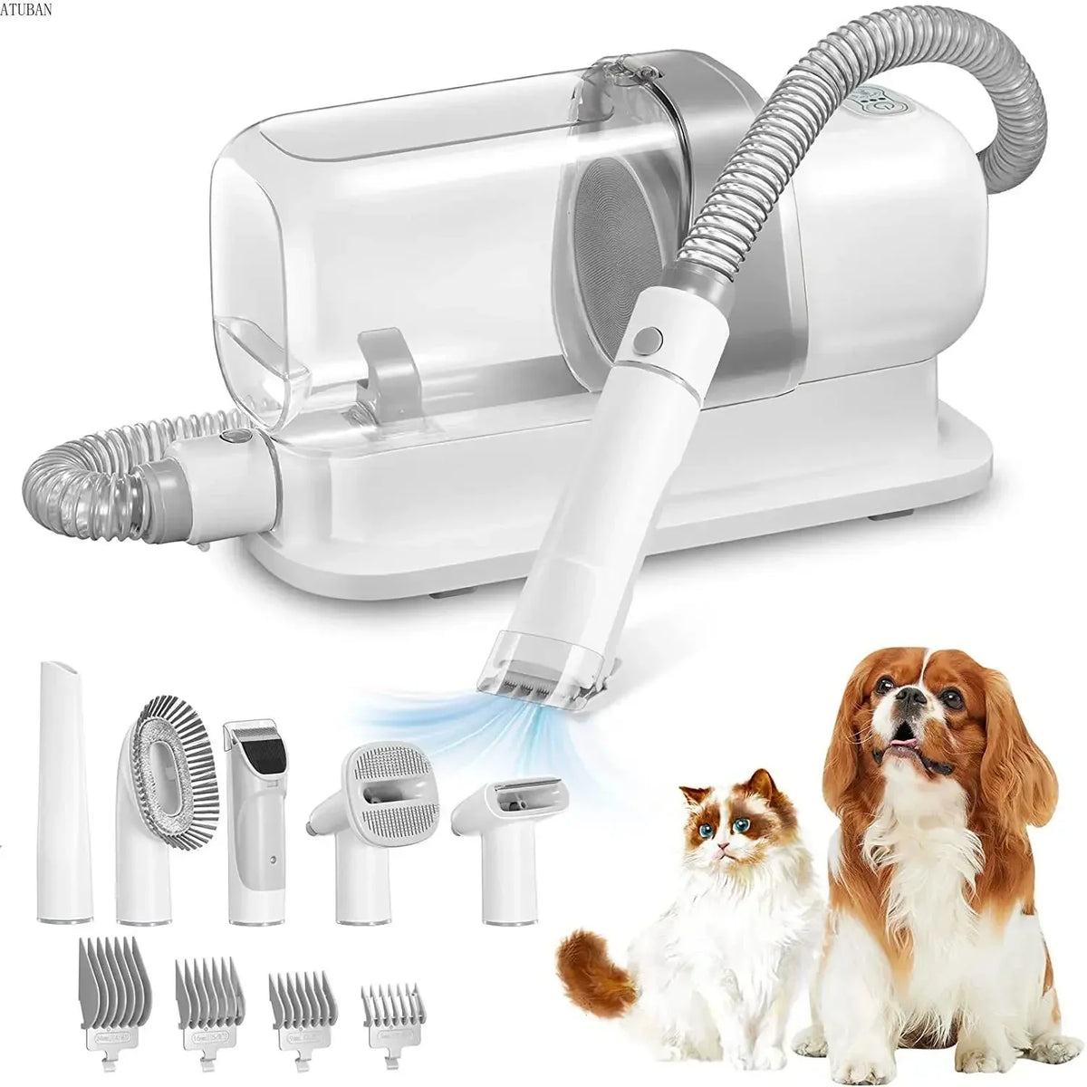 7-in-1 Pet Grooming Vacuum Kit – SmartSphere™