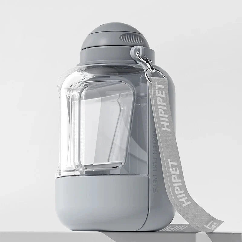 2-in-1 Portable Dog Water Bottle – HydrateMotion™